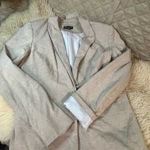 Dalia Collection Light Tan Blazer